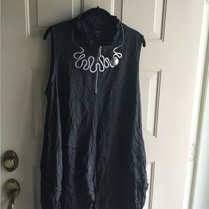 Aluminum artsy necklace from designer in CA. Dress sold separately. NWT